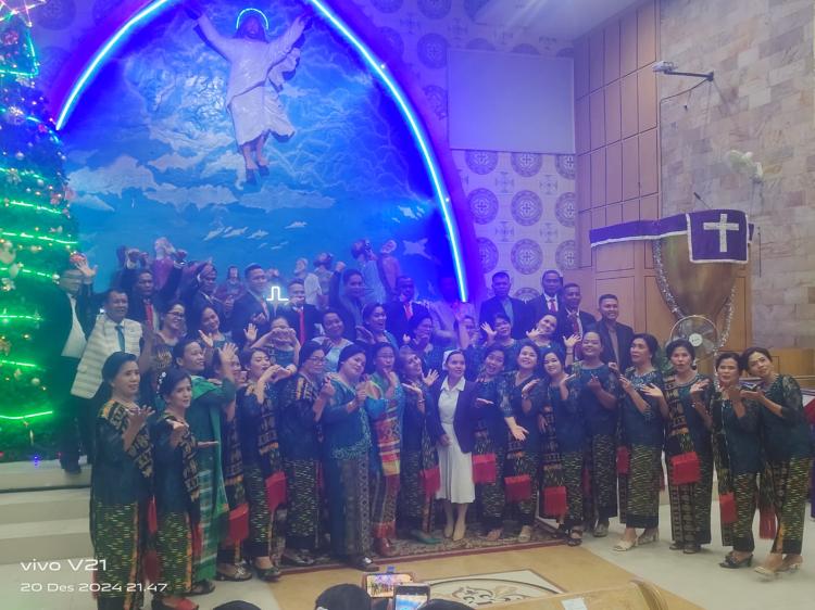 Jemaat Gereja HKBP Maranatha Antusias Gelar Acara Perayaan Natal Desember 2024