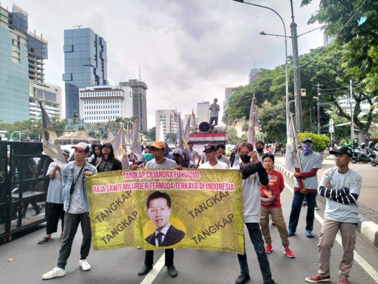Unjuk Rasa Bos Sawit di Jakarta, PETIR Tuding Kejagung Punya Kedekatan Dengan First Resources
