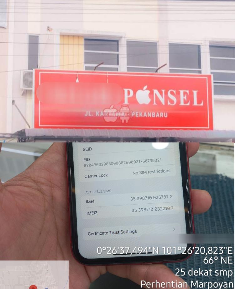 Toko Handphone Inisial NP Diduga Pasarkan iPhone Tidak Resmi