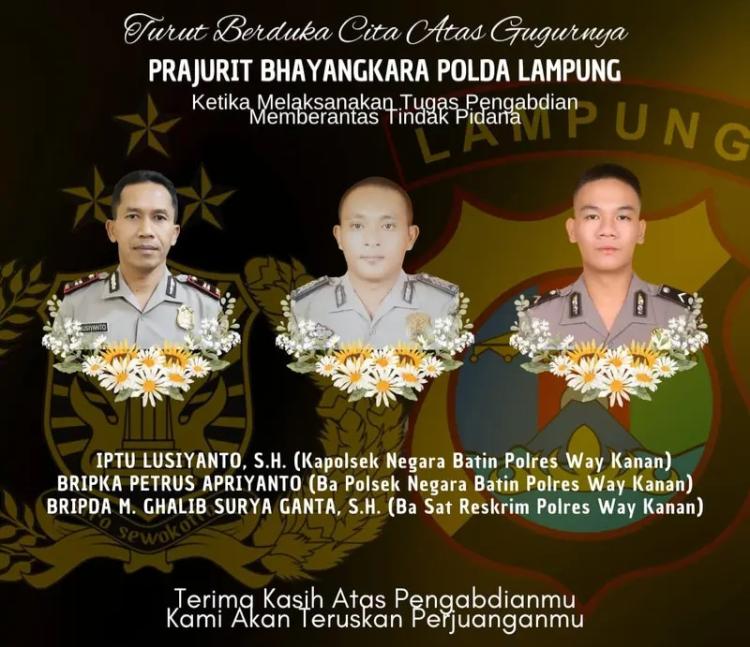 Polisi Tewas Ditembak Oknum TNI Saat Gerebek Judi Sabung Ayam di Lampung, 2 Pelaku Ditahan