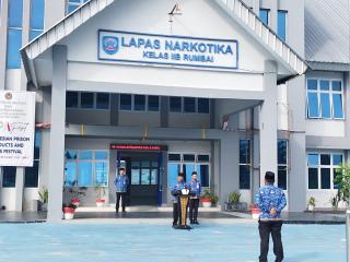 Lapas Narkotika Kelas IIB Rumbai Gelar Upacara Hari Kebangkitan Nasional ke-117 