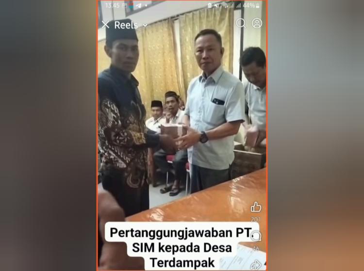 Berkah Limbah Pabrik, Enam Desa Terima Uang Dari PT SIM Masing-Masing 150 Juta