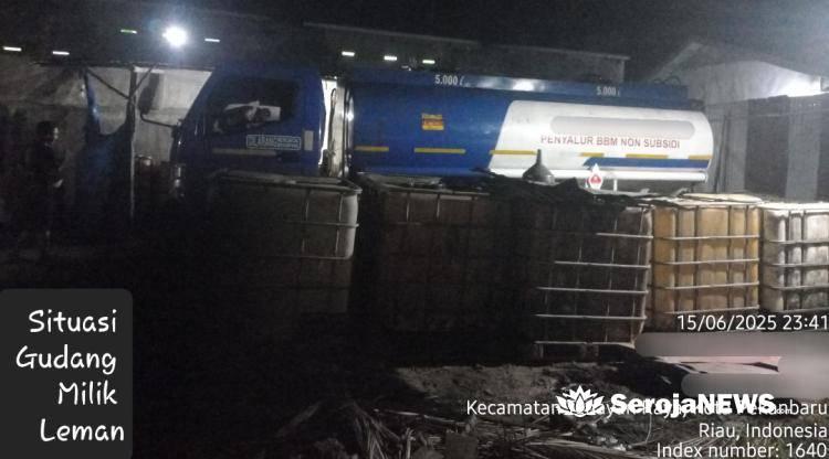 Sering Keluar Masuk Gudang, Mobil Tangki Biru Kedapatan Terlibat Penimbunan Solar 