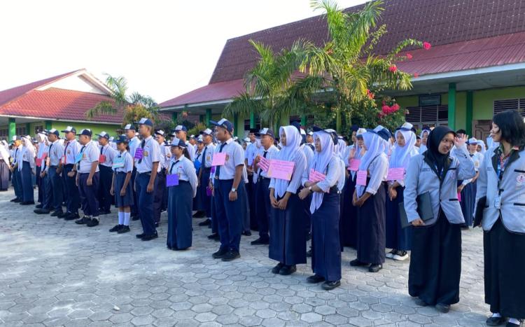 SMAN 5 Tualang Gelar MPLS untuk 270 Siswa Baru, Perkenalkan Lingkungan Sekolah