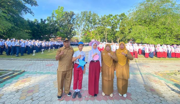 MPLS SMPN 1 Tualang Berakhir Lancar, 308 Peserta Didik Siap Masuki Tahun Ajaran Baru