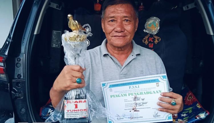 Silaturahmi dan Hobi Berkicau, Konkurs Perkutut Sungai Pagar Cup Kampar Sukses Digelar