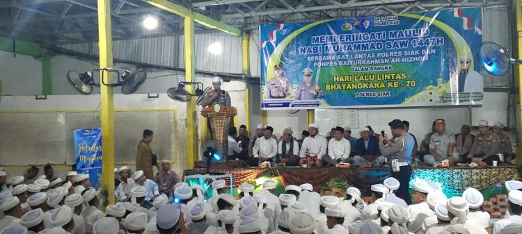 Polres Siak Gelar Maulid Nabi, Perkuat Sinergi Dengan Masyarakat dan Pondok Pesantren