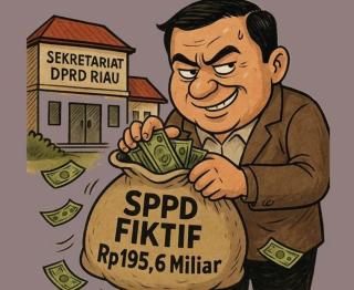 Kasus Korupsi SPPD Fiktif Rp195 Miliar di DPRD Riau Mandek, Tersangka Tak Juga Ditentukan