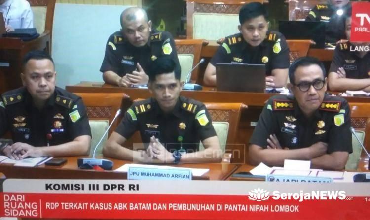 JPU Muhammad Arfian Minta Maaf di Komisi III DPR RI karena Menuntut Fandi Ramadhan Perkara Sabu-sabu Nyaris 2 Ton