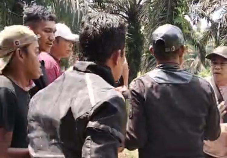 Mengaku Diutus Perusahaan Agrinas, Puluhan Preman Keroyok Warga Dilahan Sawit Sekayan Inhil