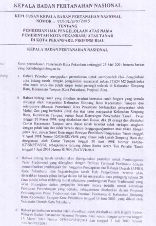 Kisruh Lahan Pasar Panam Ahli Waris Menang di PTUN, Sebut Pemkot Tak Punya Dasar Hukum