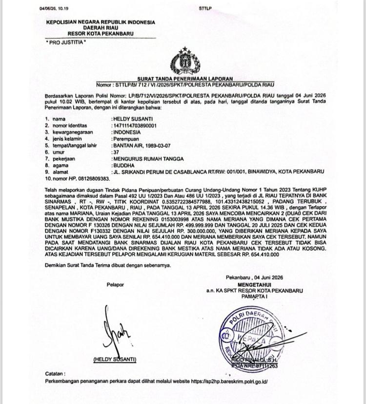Kasus Penipuan Rp654 Juta Jalan di Tempat, Terlapor Bawa Nama Mertua Pengurus Walubi, Klaim Bisa "Bayar Polisi"